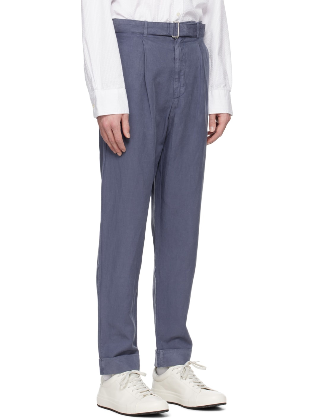Blue Hugo Trousers - 2