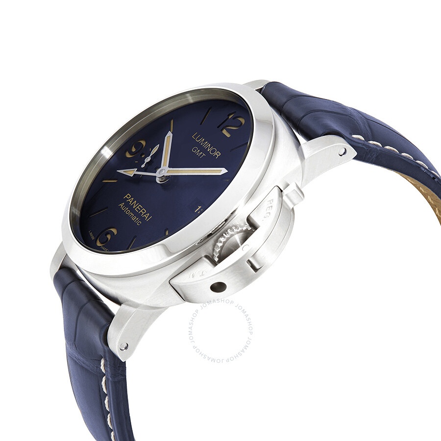 Panerai Luminor 1950 GMT Automatic Blue Dial Men's Watch PAM01033 - 2