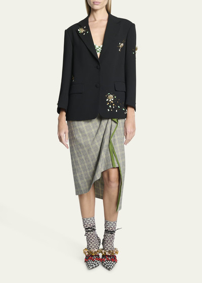 Dries Van Noten Birdy Embroidered Single-Breasted Jacket outlook