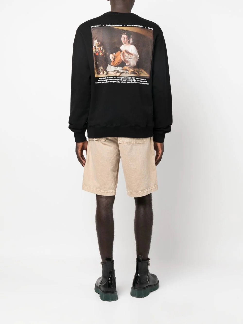 Caravaggio-print sweatshirt - 2