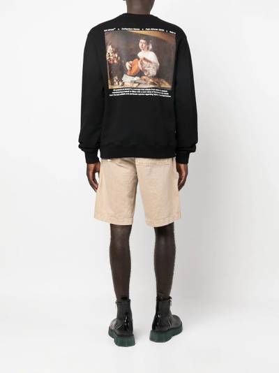 Off-White Caravaggio-print sweatshirt outlook