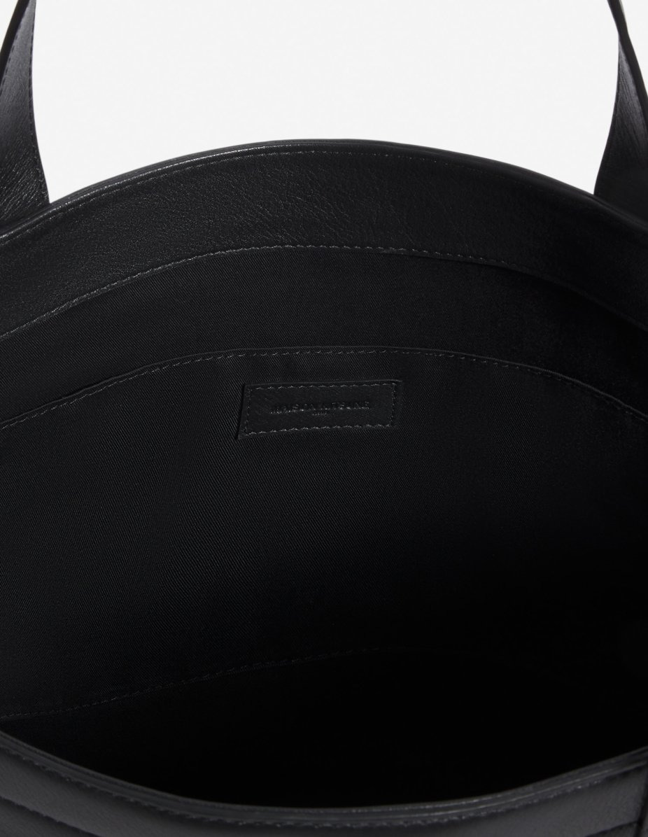 FOX HEAD LEATHER MEDIUM TOTE - 3