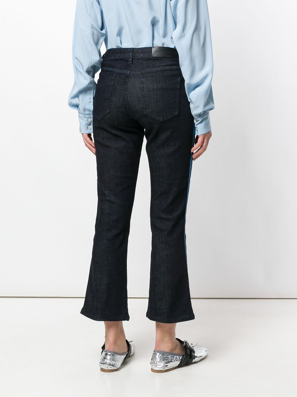 flared cropped jeans - 4