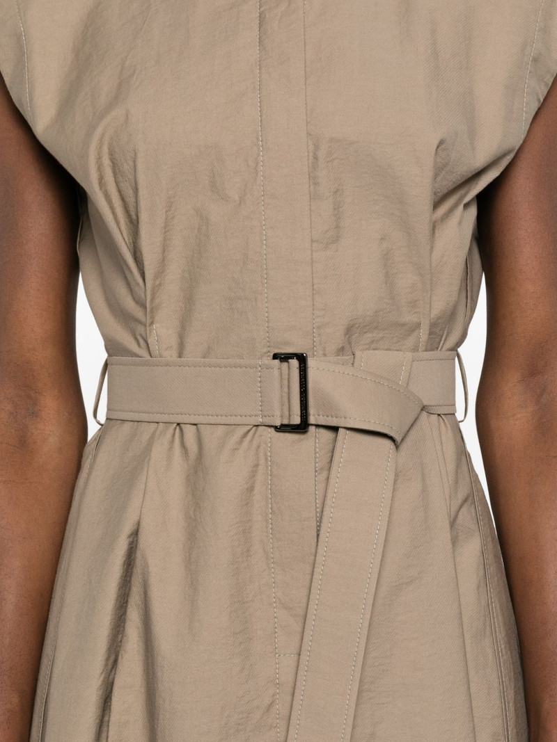 belted sleeveless midi dress 5