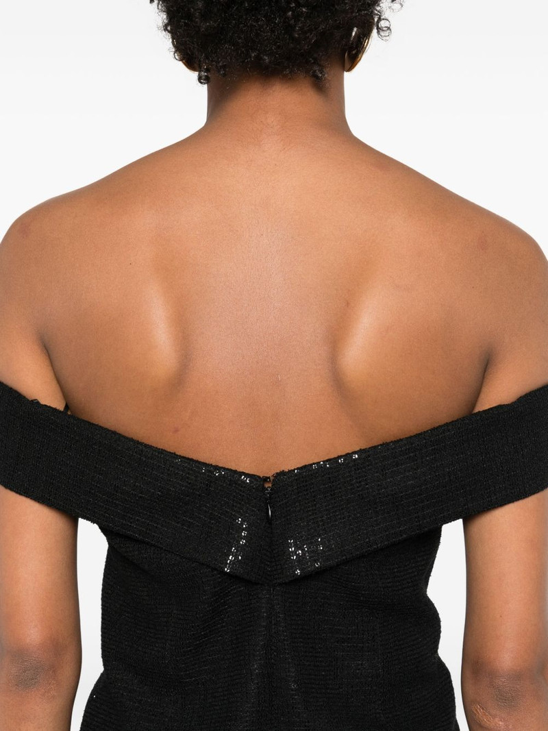 sequin-embellishment mini dress 5