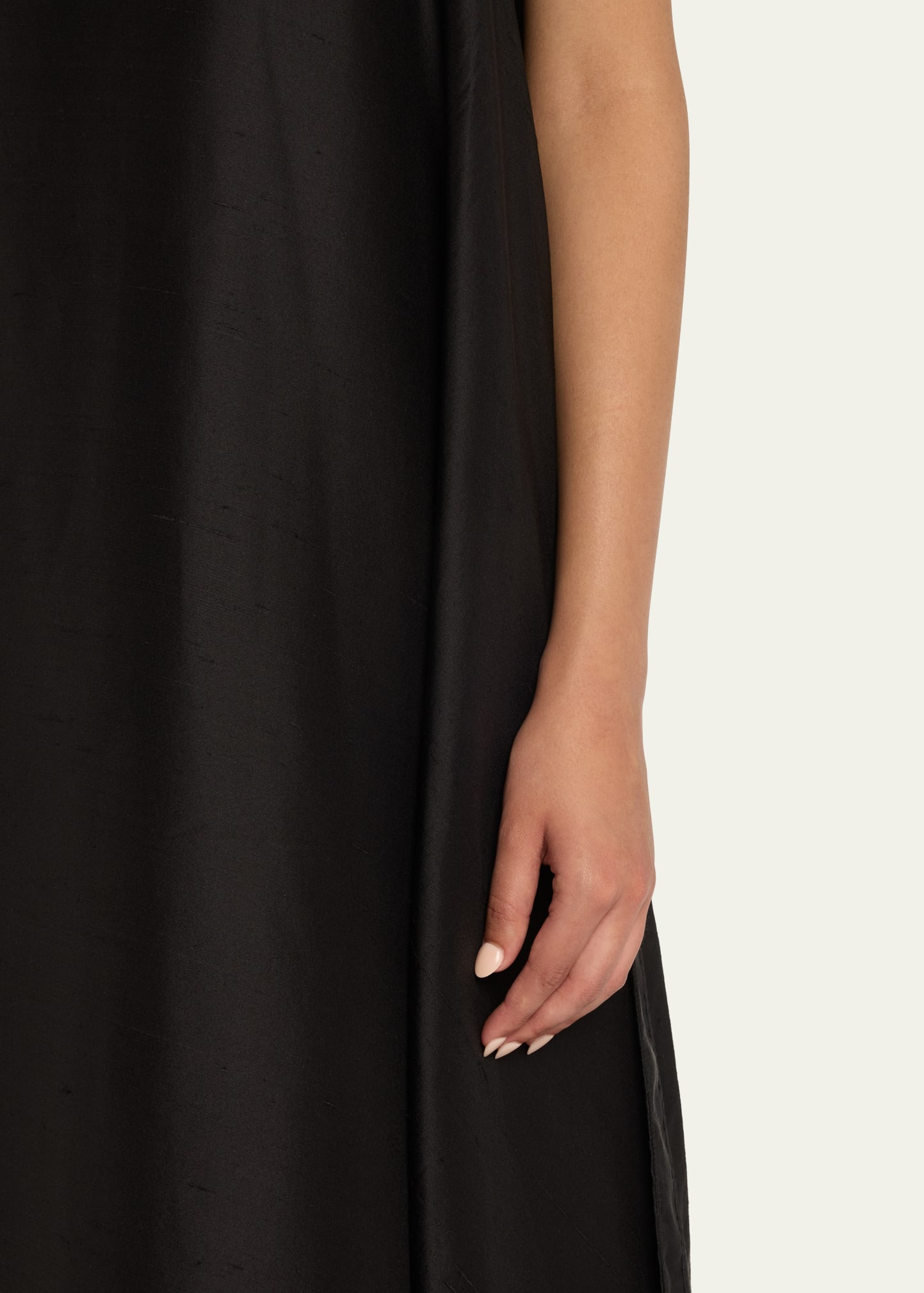 Wren Strapless Asymmetric Silk Maxi Dress - 5