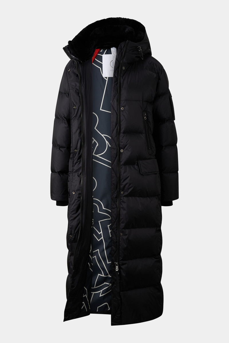 Jonna down coat in Black 8