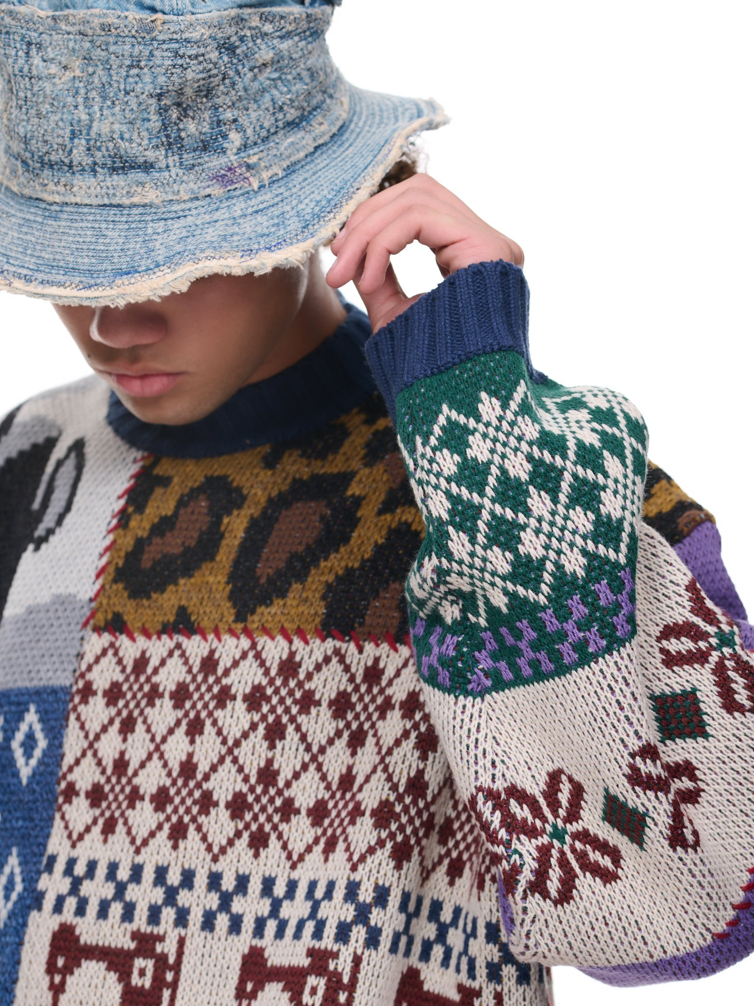 Patchwork Sweater - 4