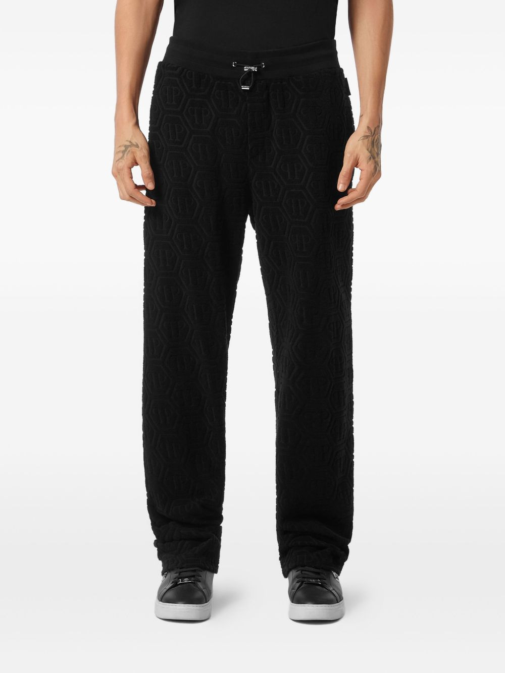 jacquard track pants - 2