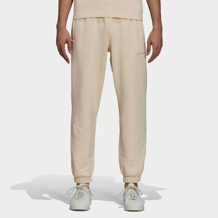 Men's adidas originals x Pharrell Williams Crossover Solid Color Knit Bundle Feet Sports Pants/Trous - 3