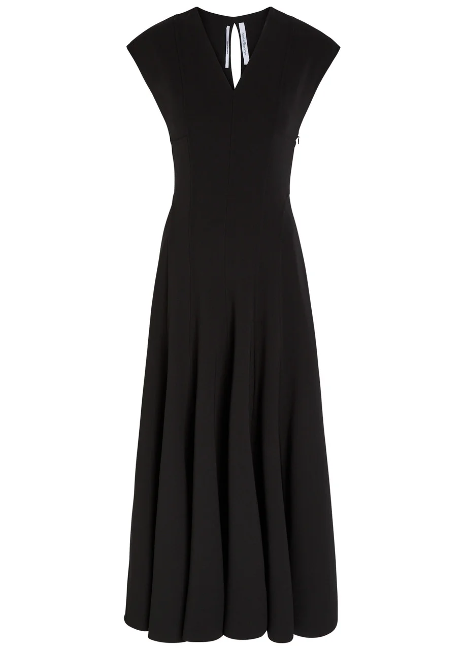 Another Tomorrow Cut-out Stretch-wool Midi Dress - 1