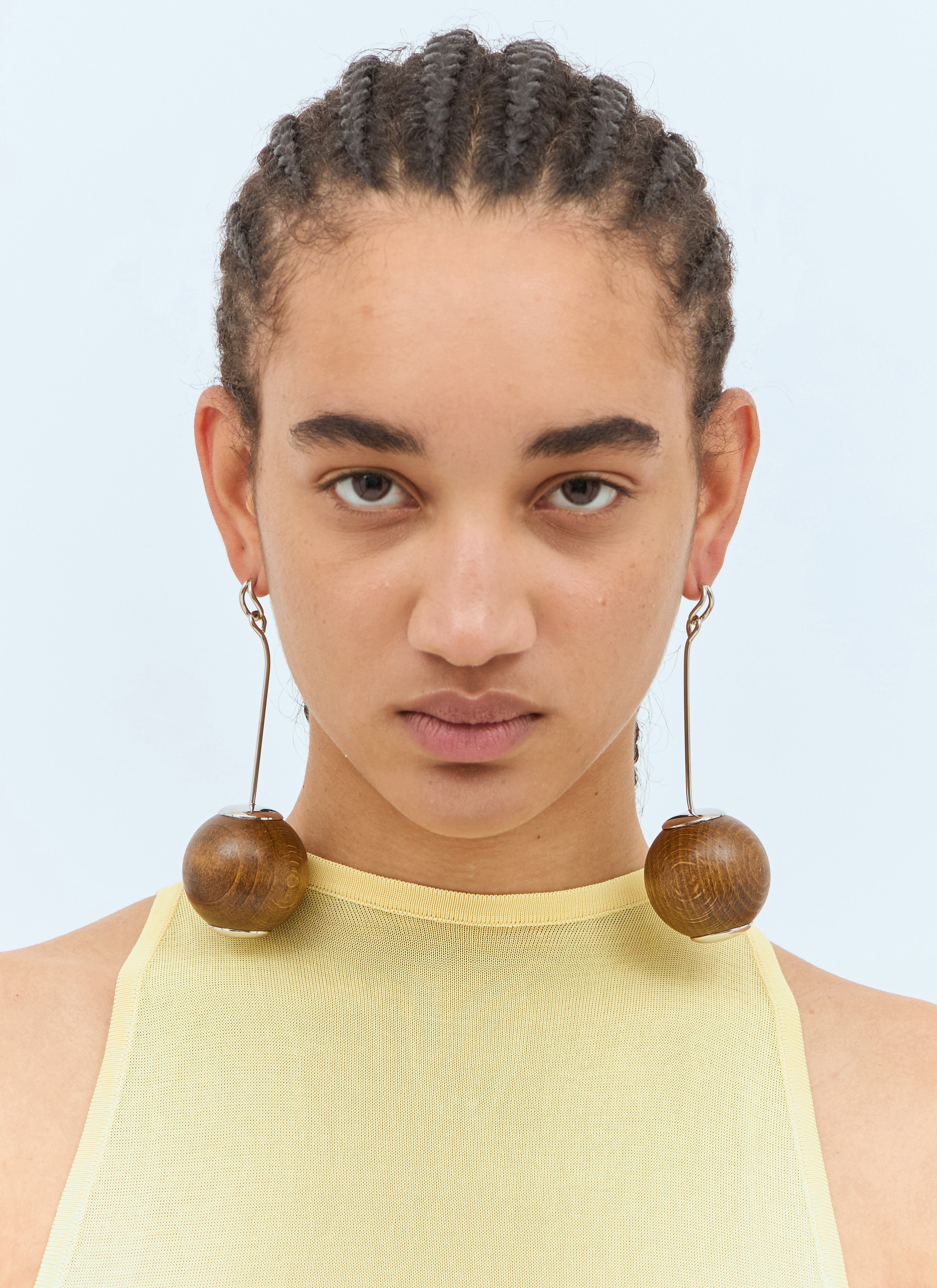 Jacquemus Women Les Grandes Boucles Nodo Earrings - 4