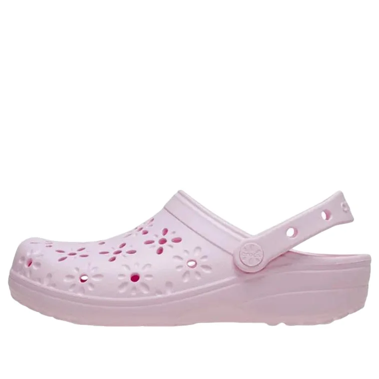 Crocs Classic Clog Floral Cut-Out 'Pink Milk' 210927-6ZW - 1