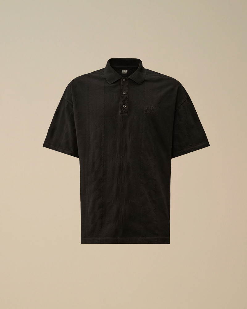 Multi Pattern Jersey Jacquard Polo 1