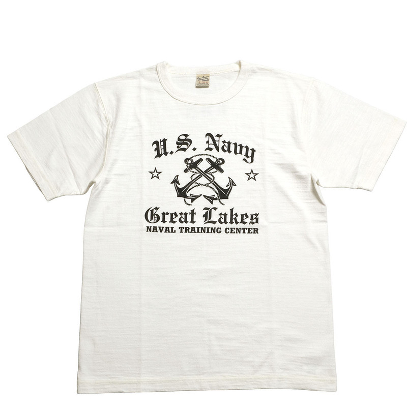 Buzz Rickson's SLUB YARN T-SHIRT - U,S, NAVY GREAT LAKES - BR79727 outlook