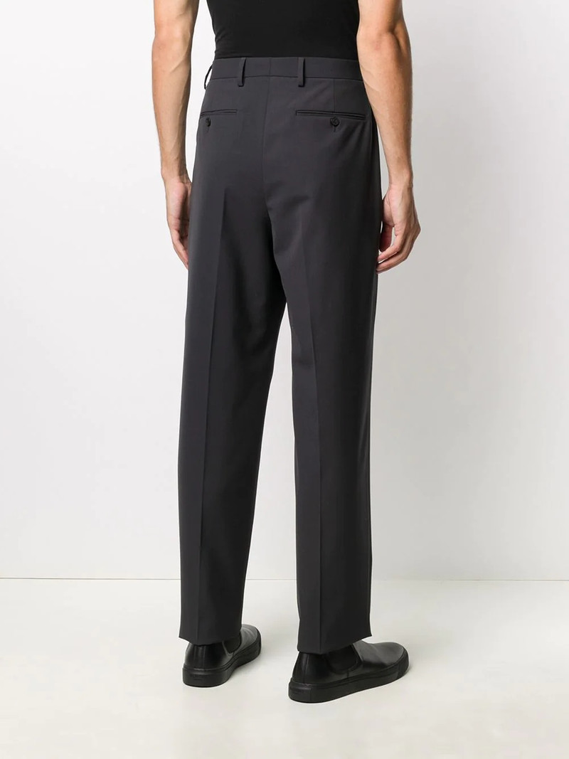 belted tailored cut trousers 4