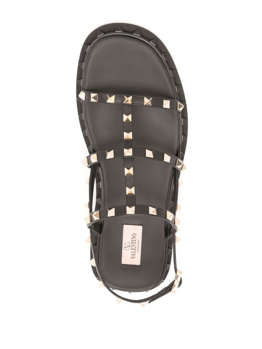 Rockstud 35mm leather sandals - 4