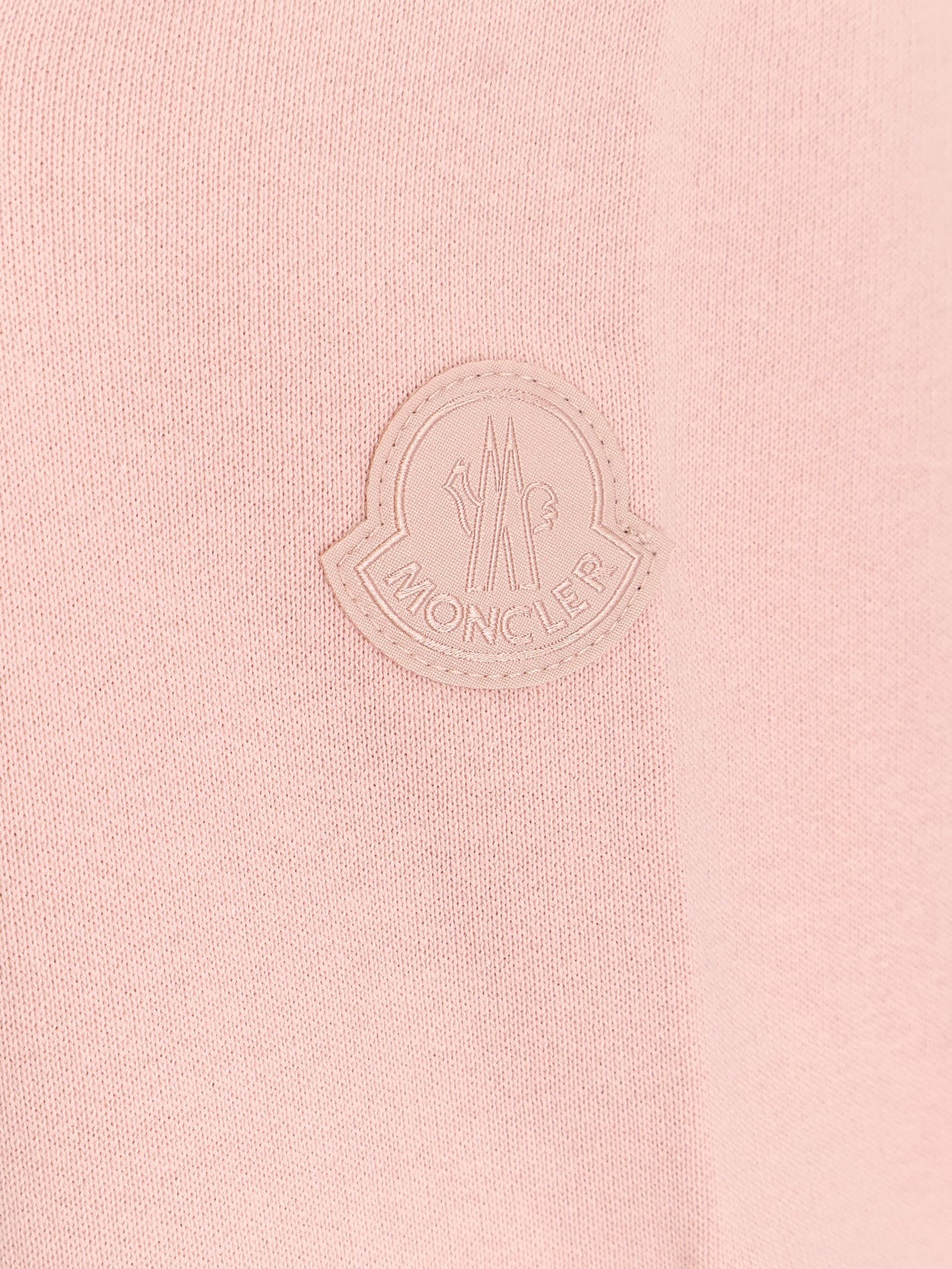 Moncler Cotton Sweatshirt With Logo Patch - 3