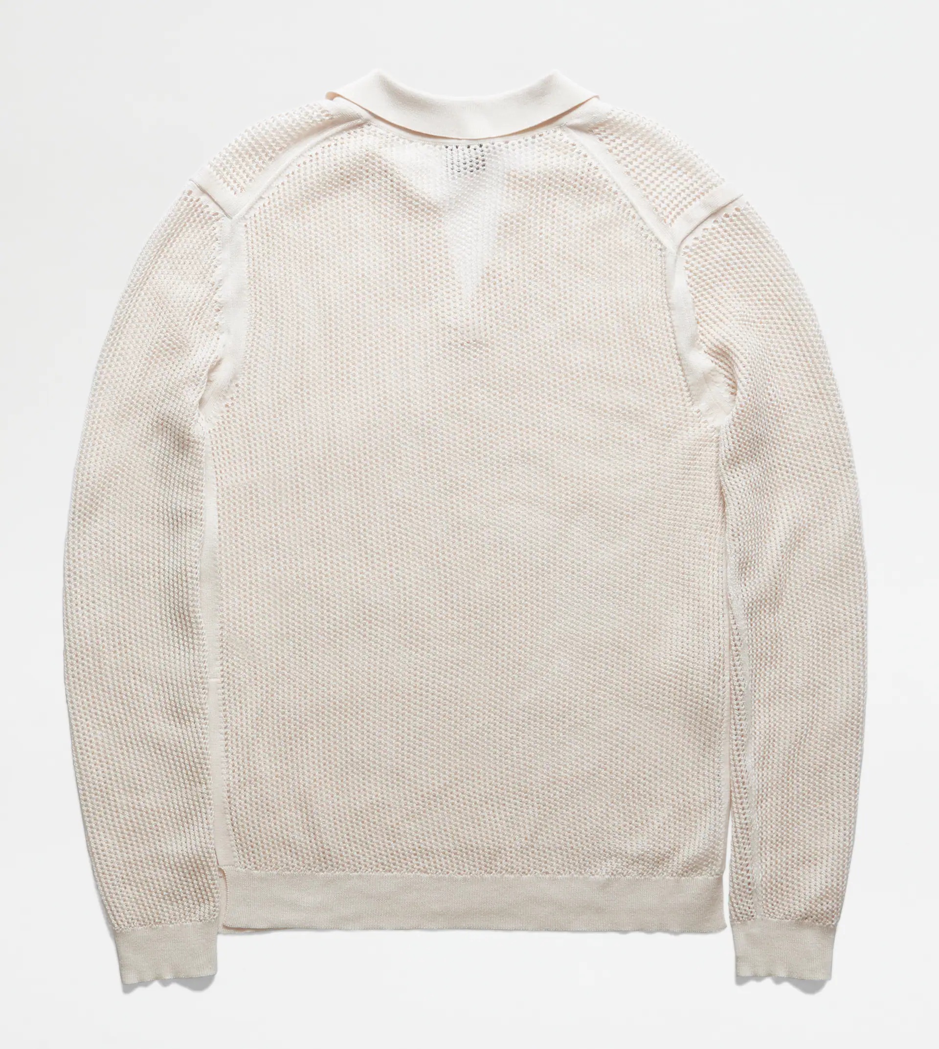 KNITTED POLO SHIRT - WHITE - 8