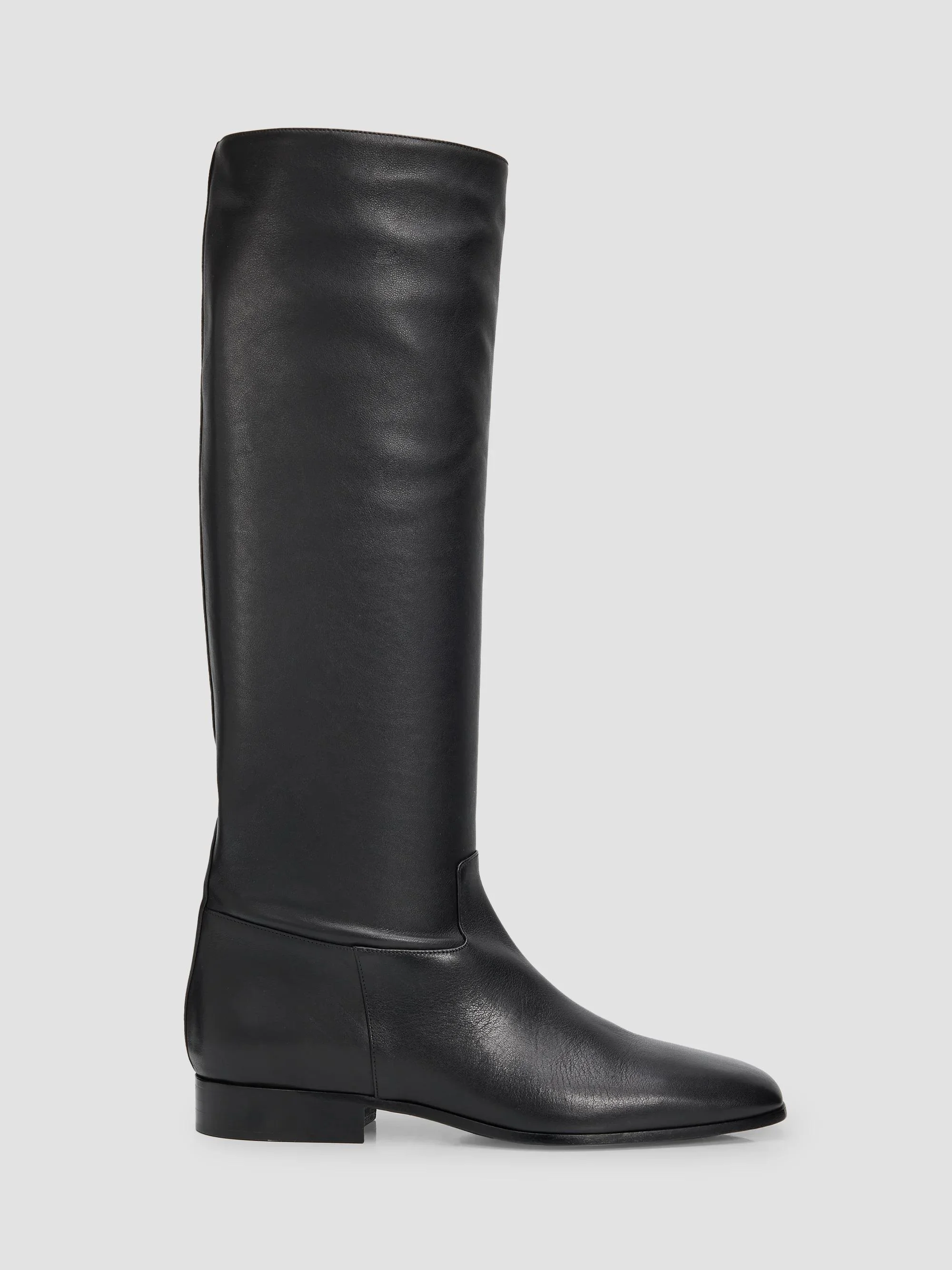 Women's Rein It In Leather Riding Boots - Grain Calf Black - 1