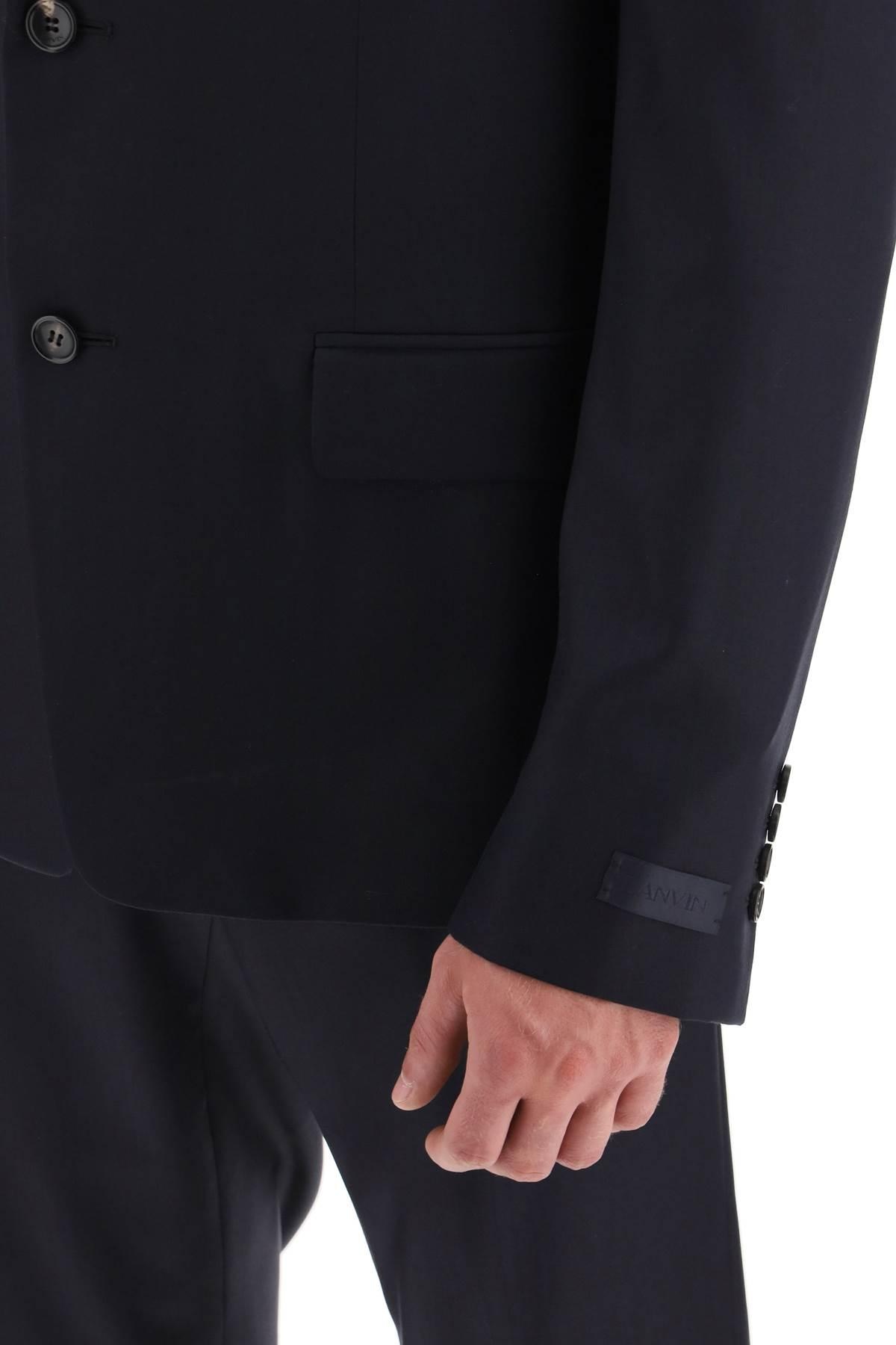 Lanvin Single Breasted Jacket In Light Wool - 5