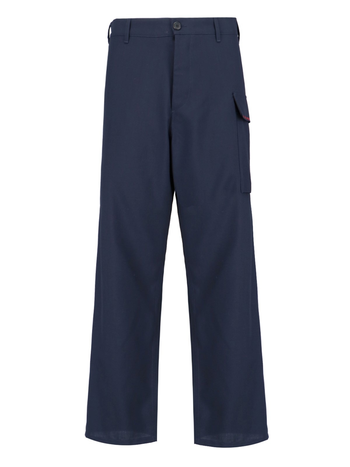 VIRGIN WOOL CARGO PANTS - 1