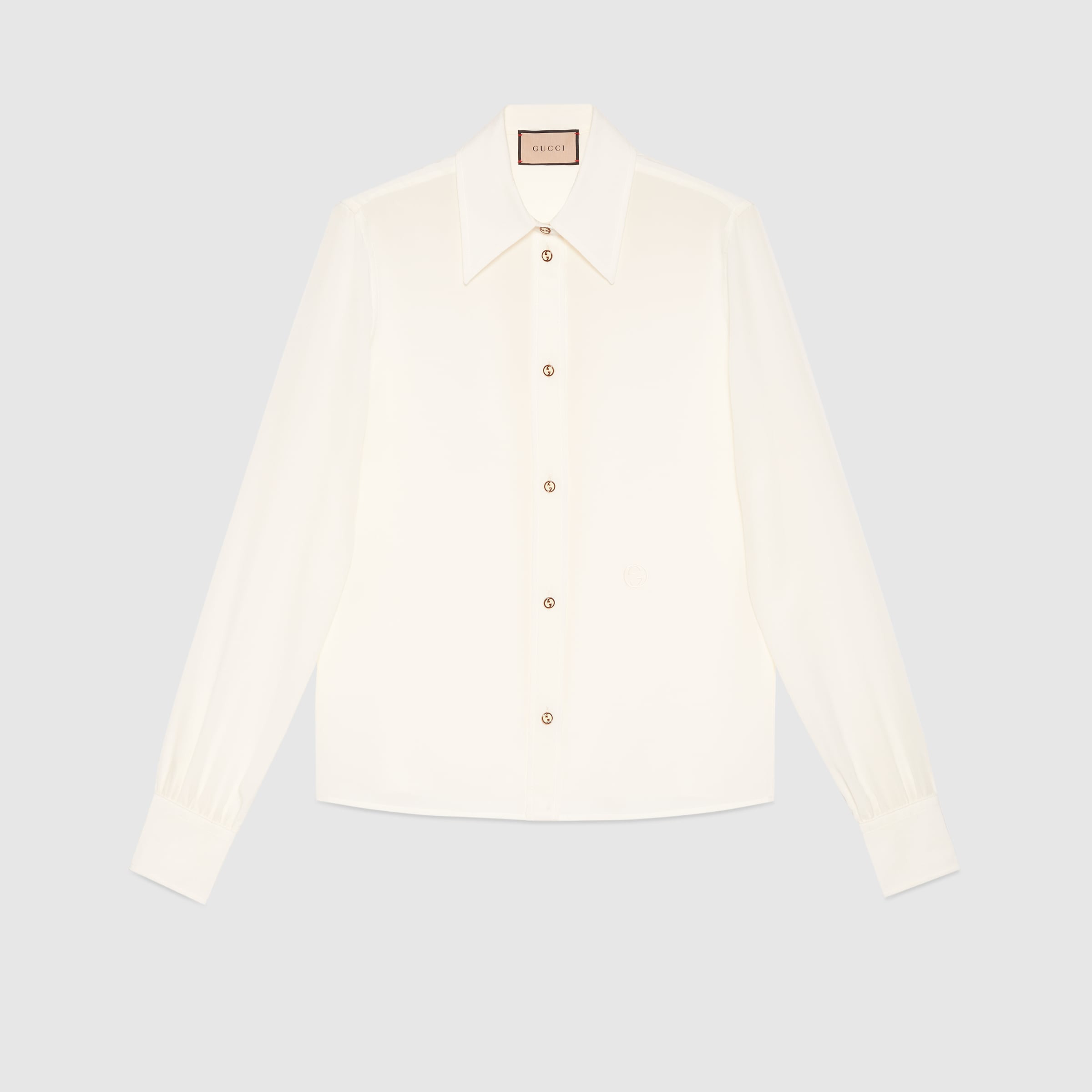 Silk crêpe de chine shirt - 1