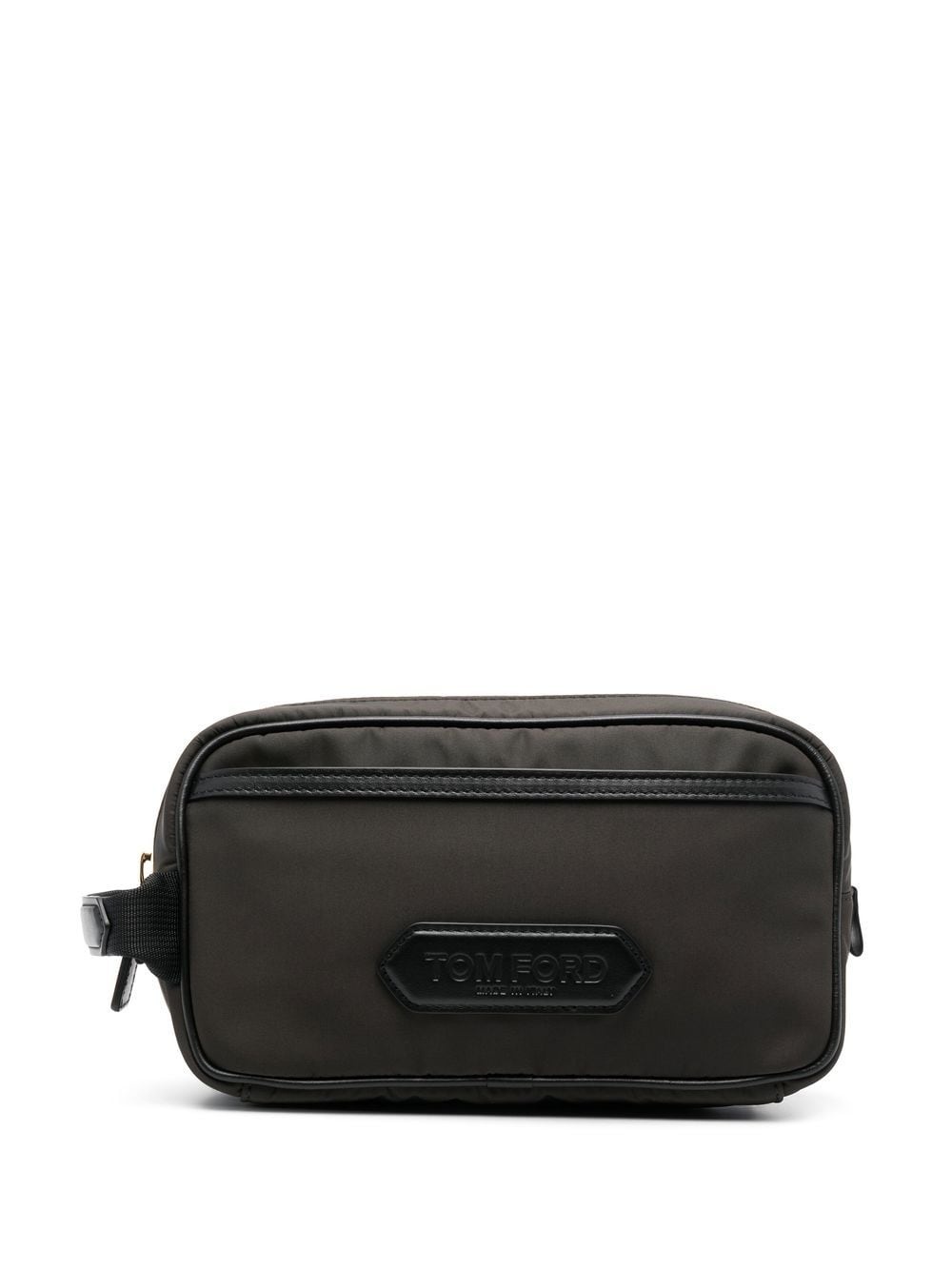 logo-patch wash bag - 1