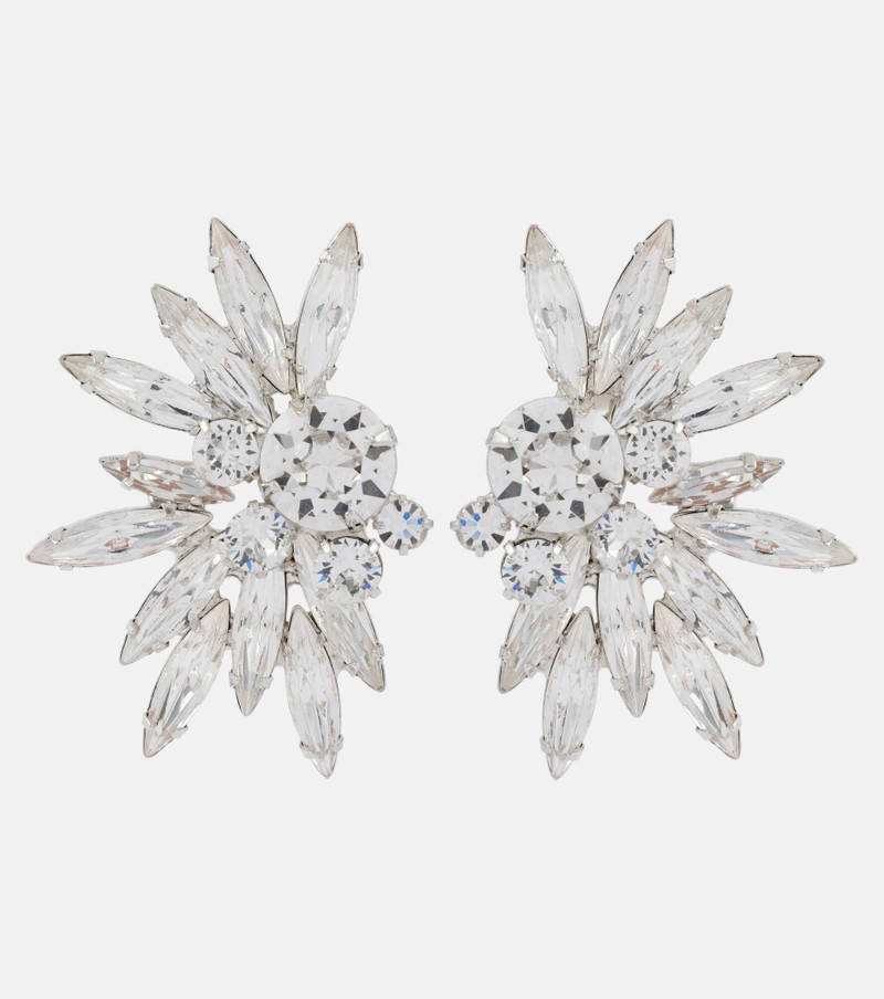 Shanti crystal-embellished earrings 1