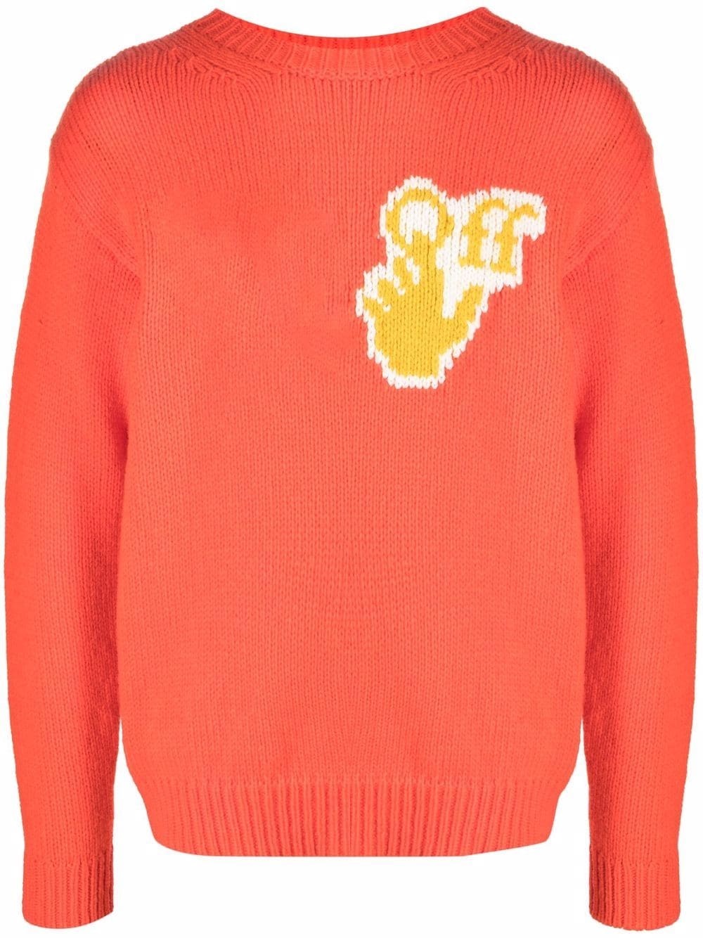 Hands Off intarsia jumper - 1