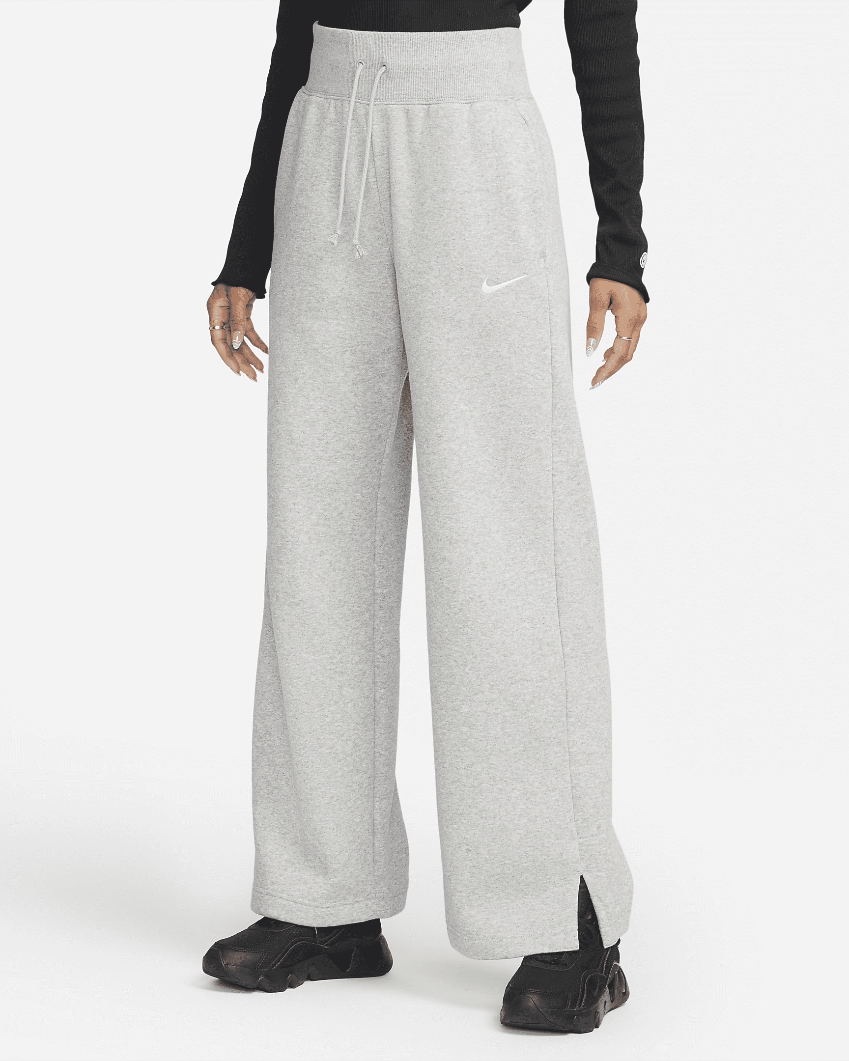 Nike Sportswear Phoenix Fleece Women's High-Waisted Wide-Leg Sweatpants - 1