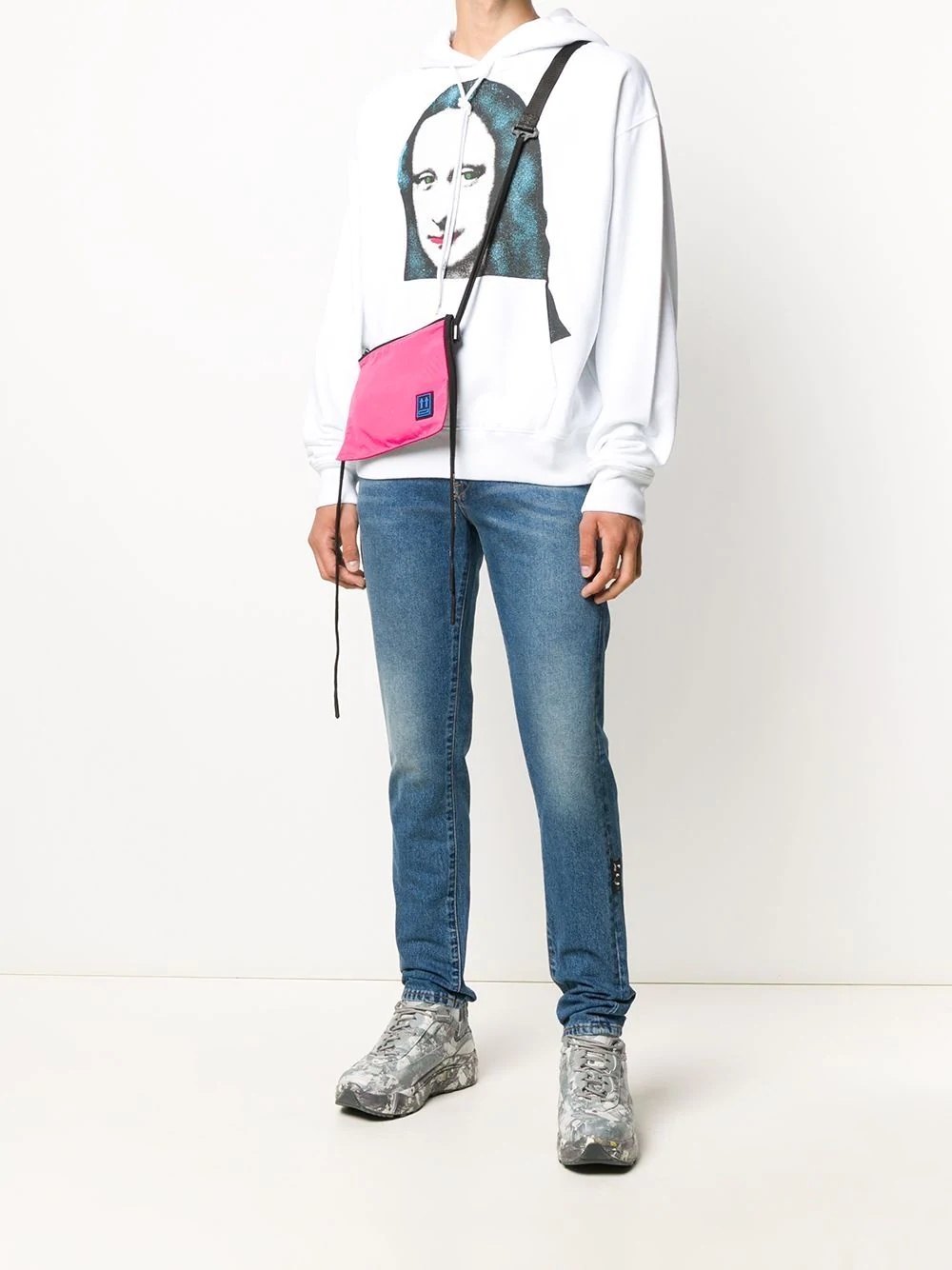 Mona Lisa print hoodie - 2