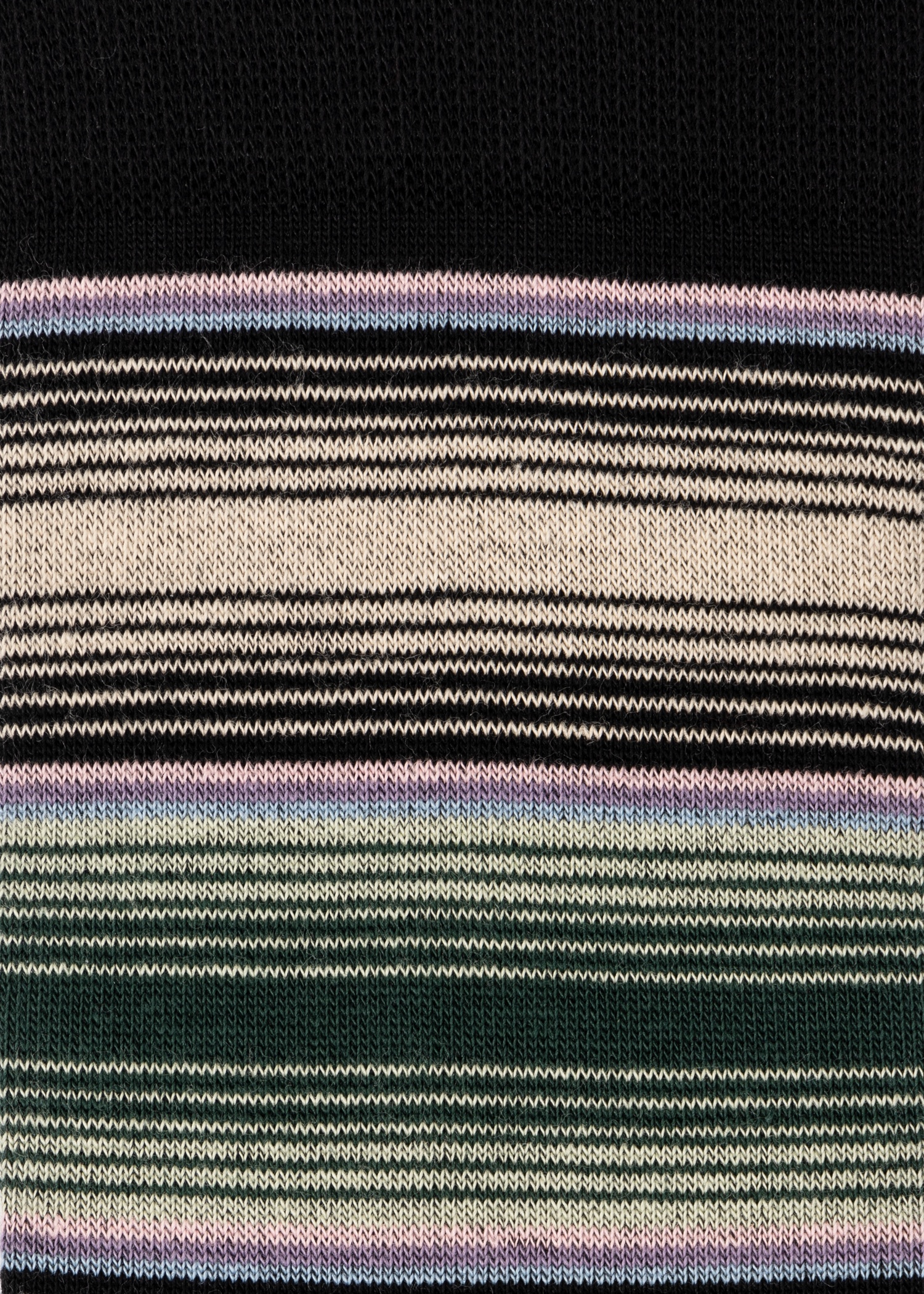 Black Ombre Stripe Socks - 3