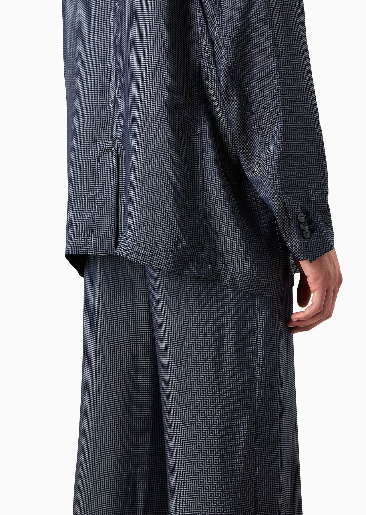Single-breasted viscose-blend jacquard jacket - 6