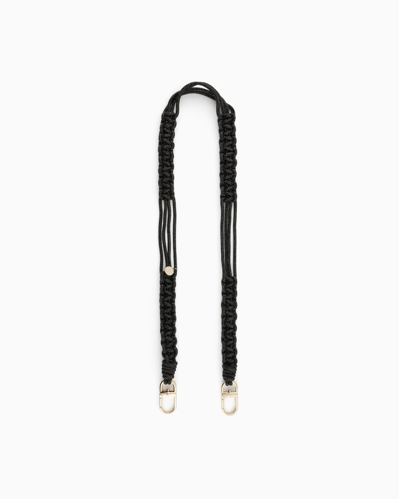 Long rhinestone strap with a woven motif - 1