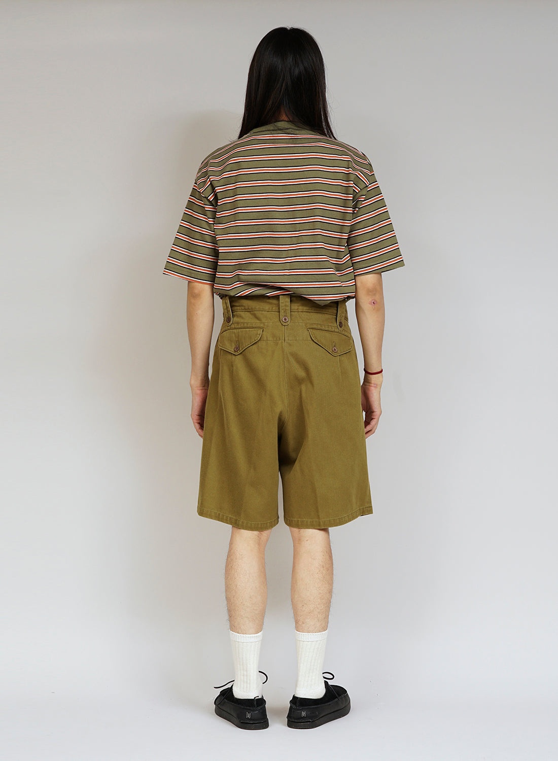 Battle Dress Short Indian Twill in Khaki - 4