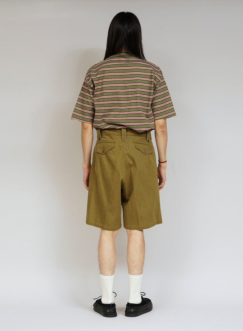 Battle Dress Short Indian Twill in Khaki 4