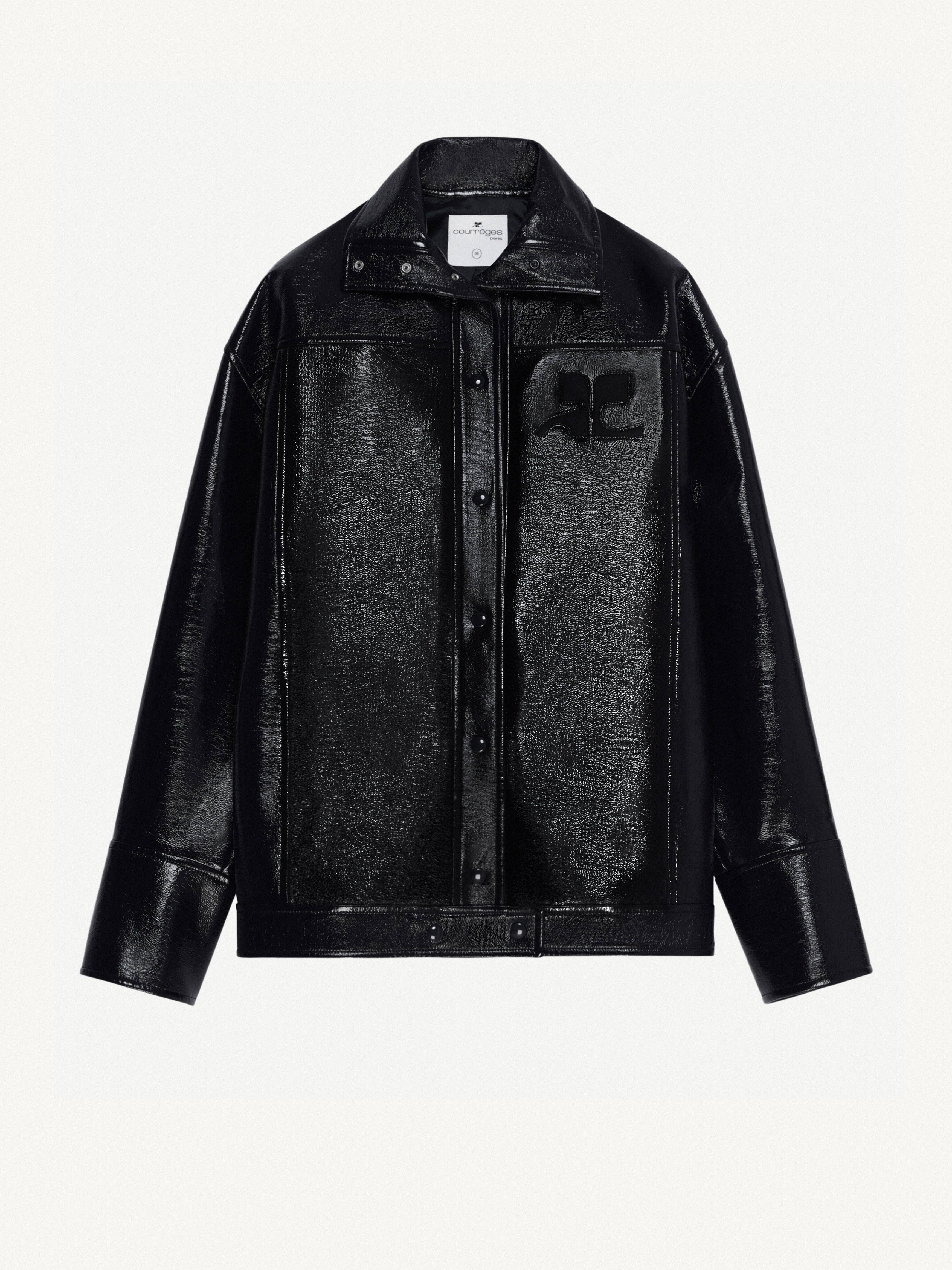 ICONIC OVERSIZED VINYL JACKET - 1