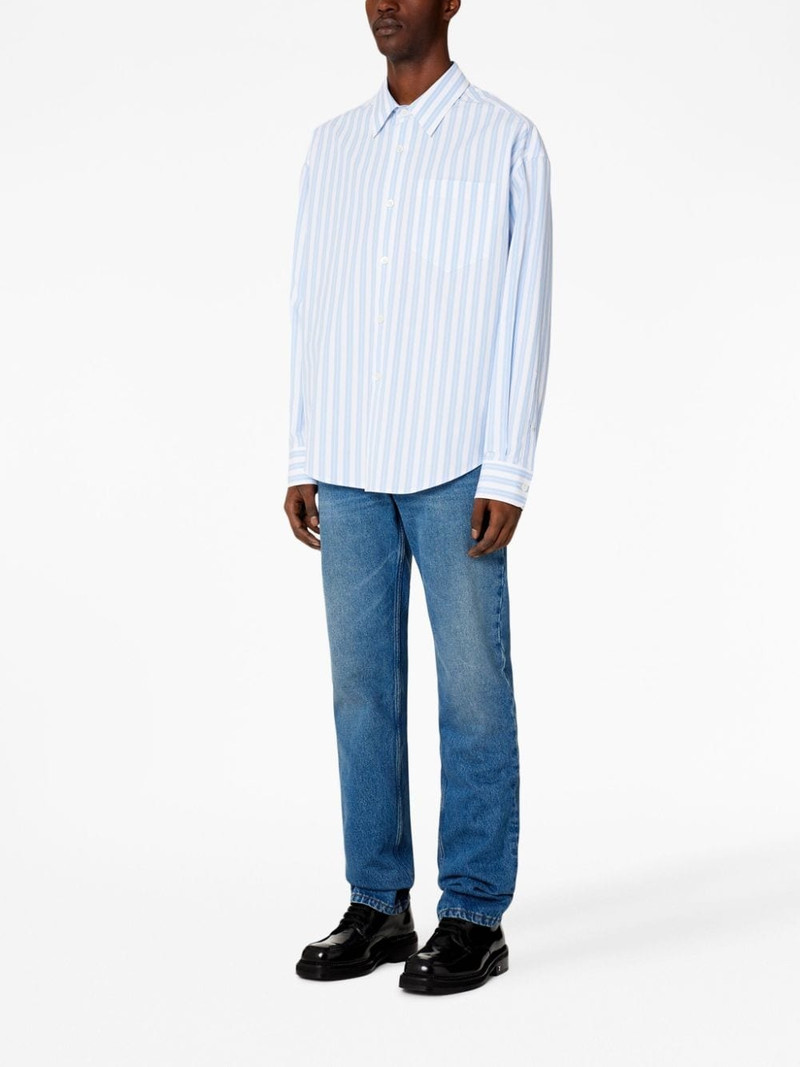 AMI Paris striped cotton shirt outlook