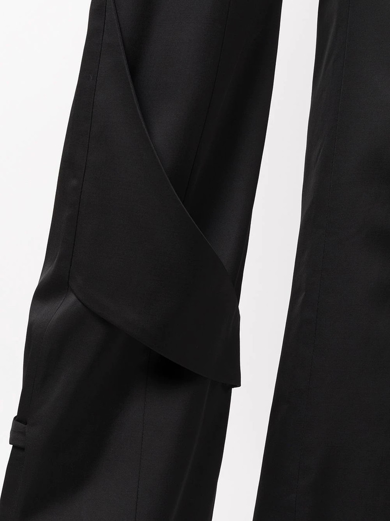 asymmetric wide-leg trousers 5