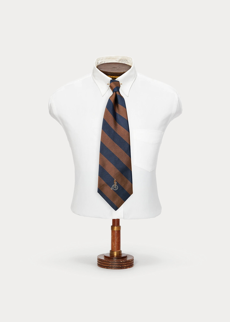 Handmade High-Wheel Silk Repp Tie 1