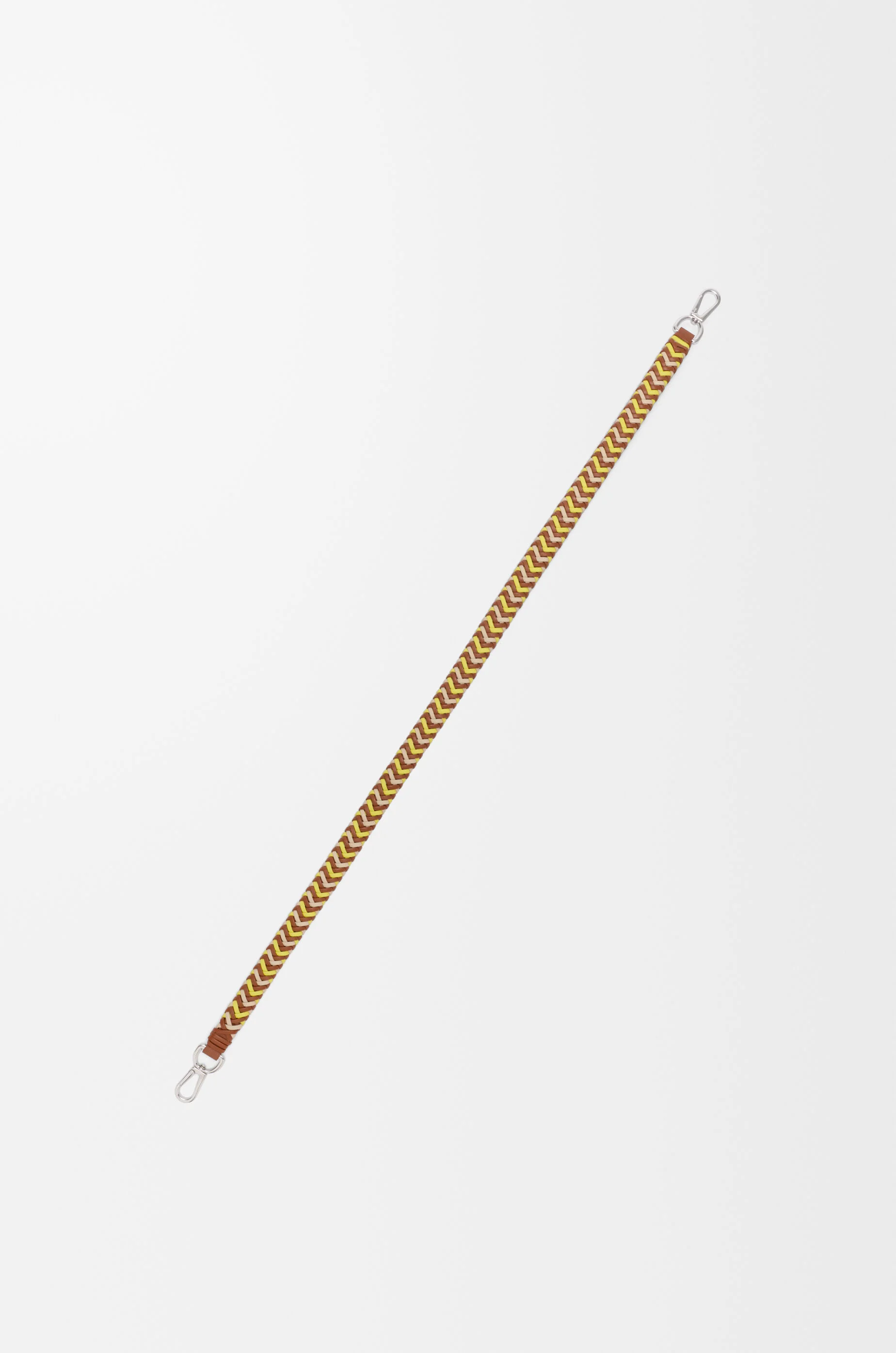 Woven strap in leather - 1