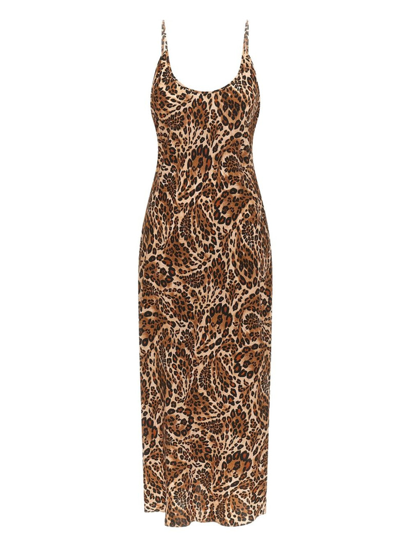 Chalia animal-print midi dress 1