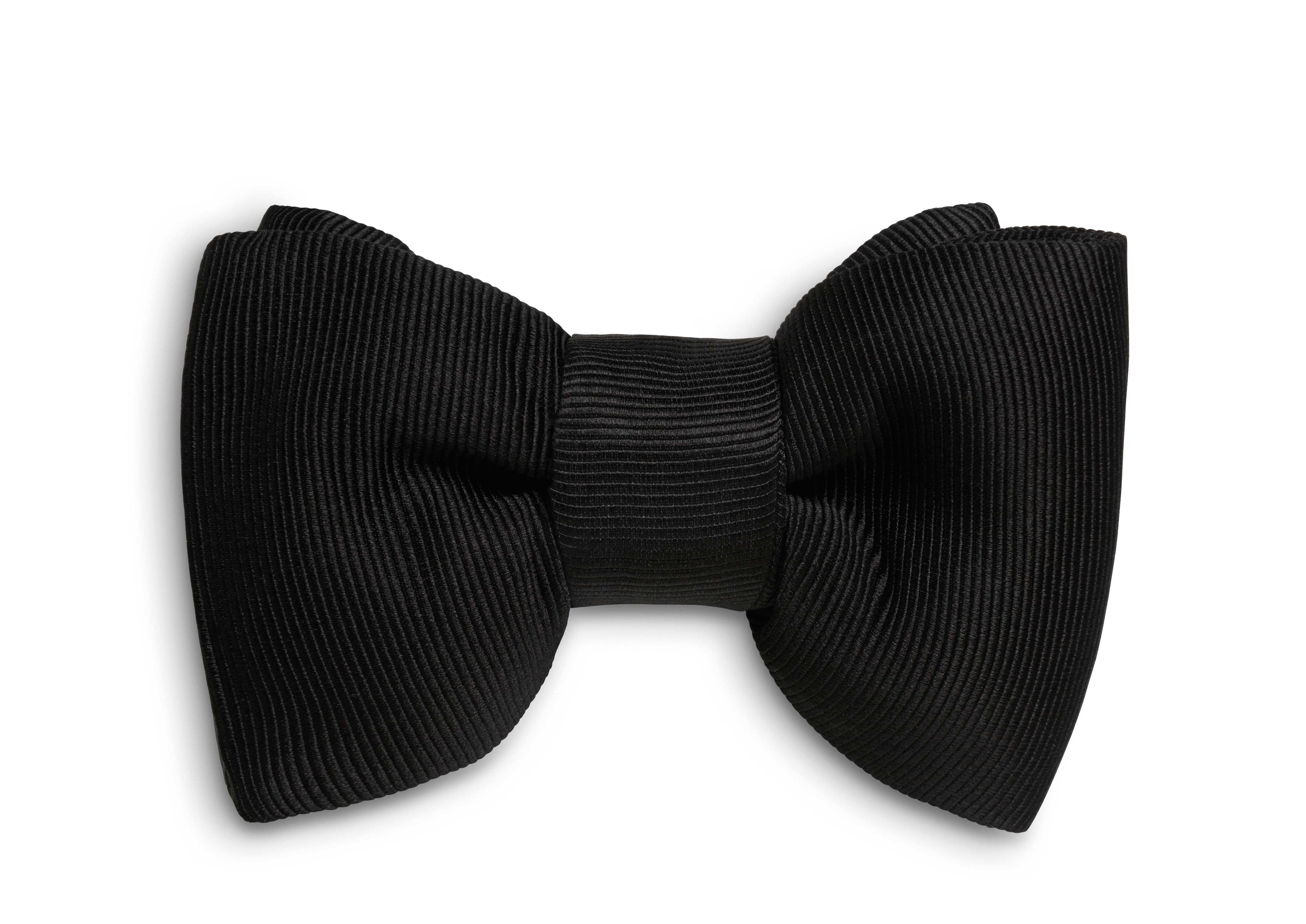 GROSGRAIN CLASSIC PRE-TIED EVENING BOW TIE - 1