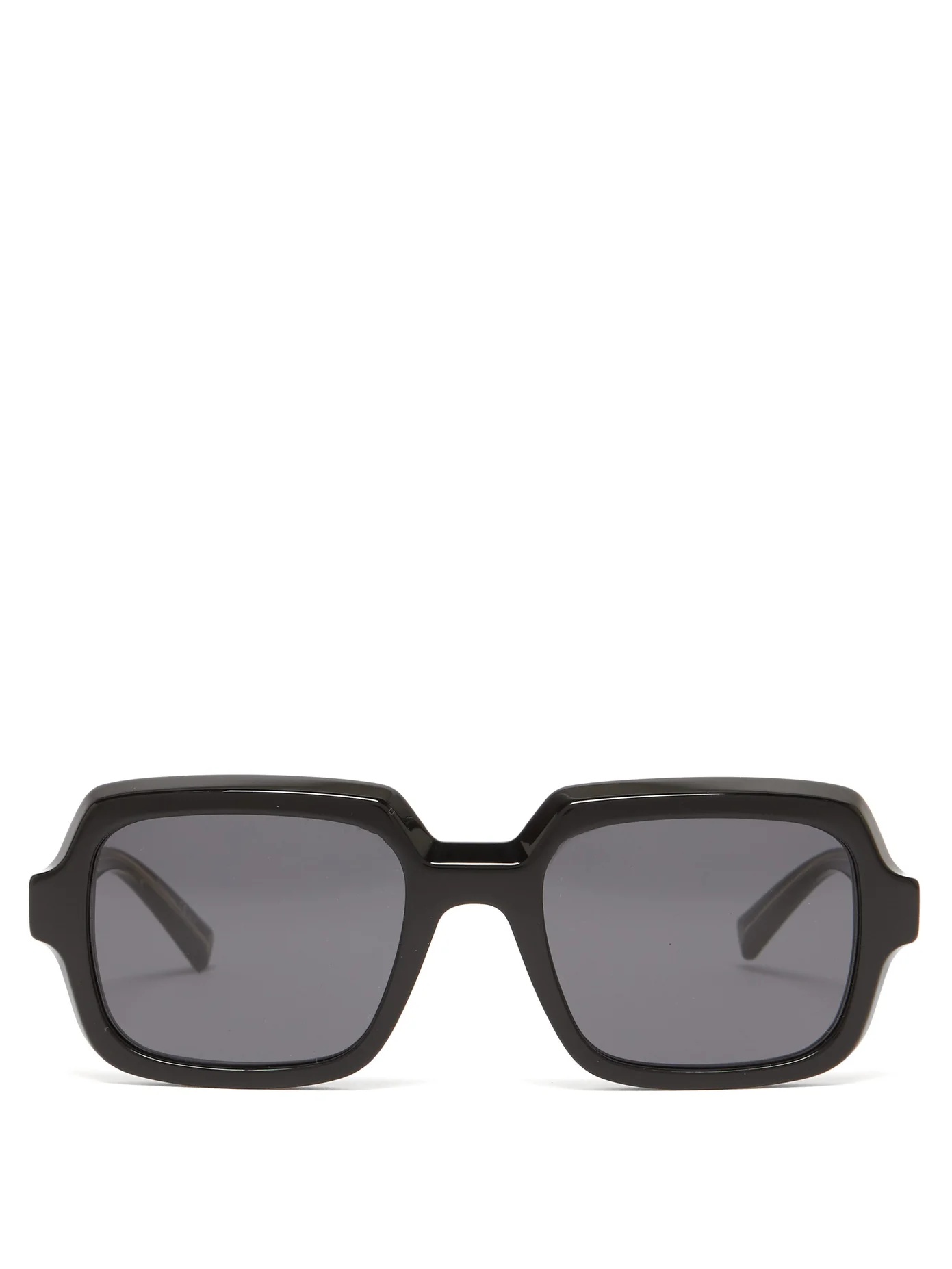 Oversized squared acetate sunglasses - 1