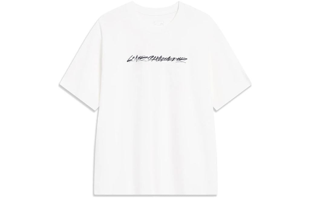 Li-Ning x OG_Slick Skateboarding Short Sleeve T-shirt 'Milk White' AHST475-4 - 1