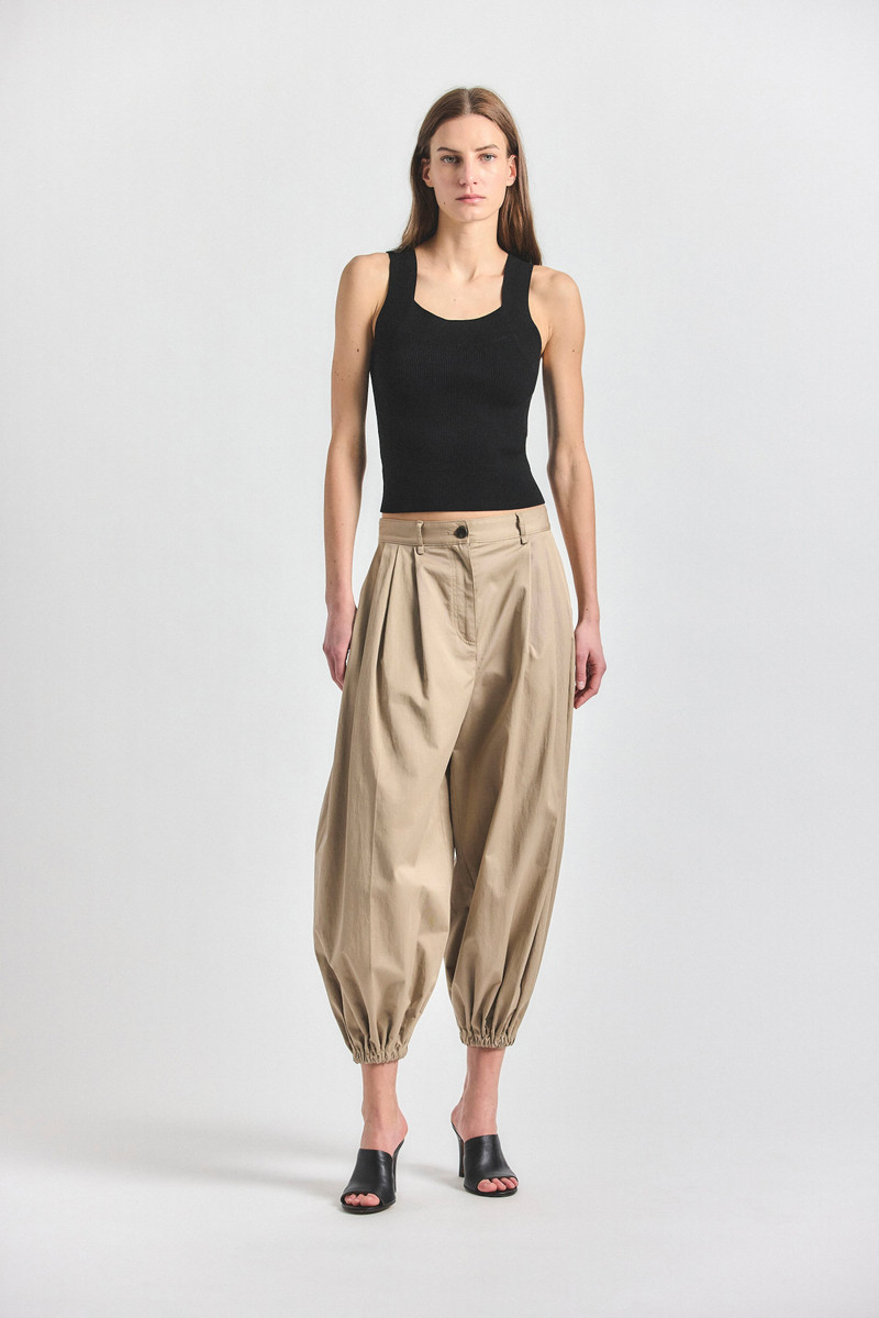 KENDALL PLEATED BALLOON PANT 1