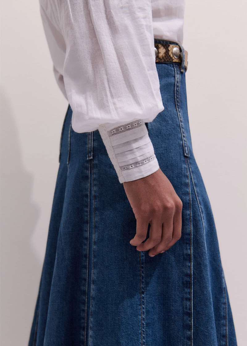 High Neck Pintuck Top 7