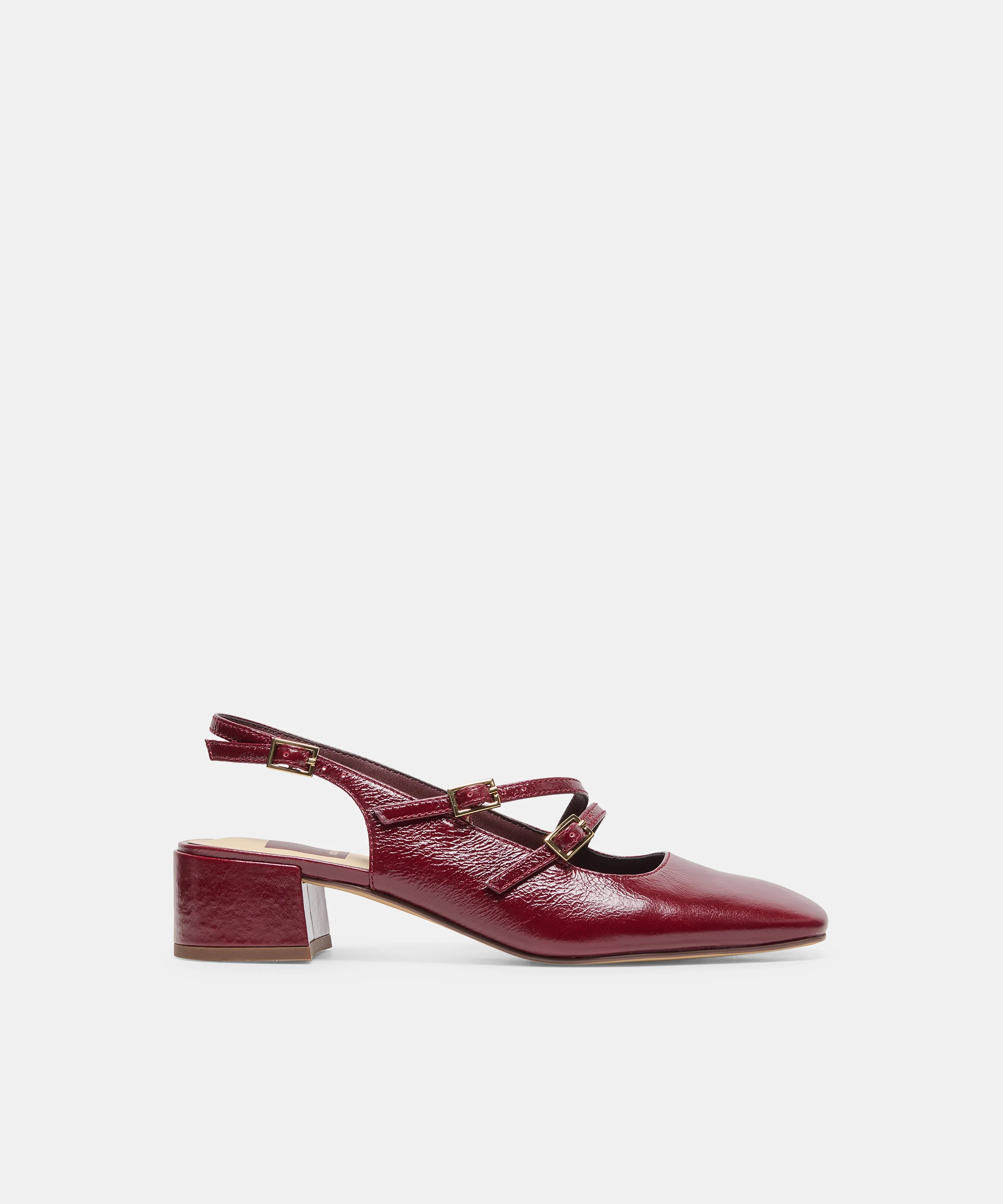 DRIAH HEELS OXBLOOD LEATHER - 1