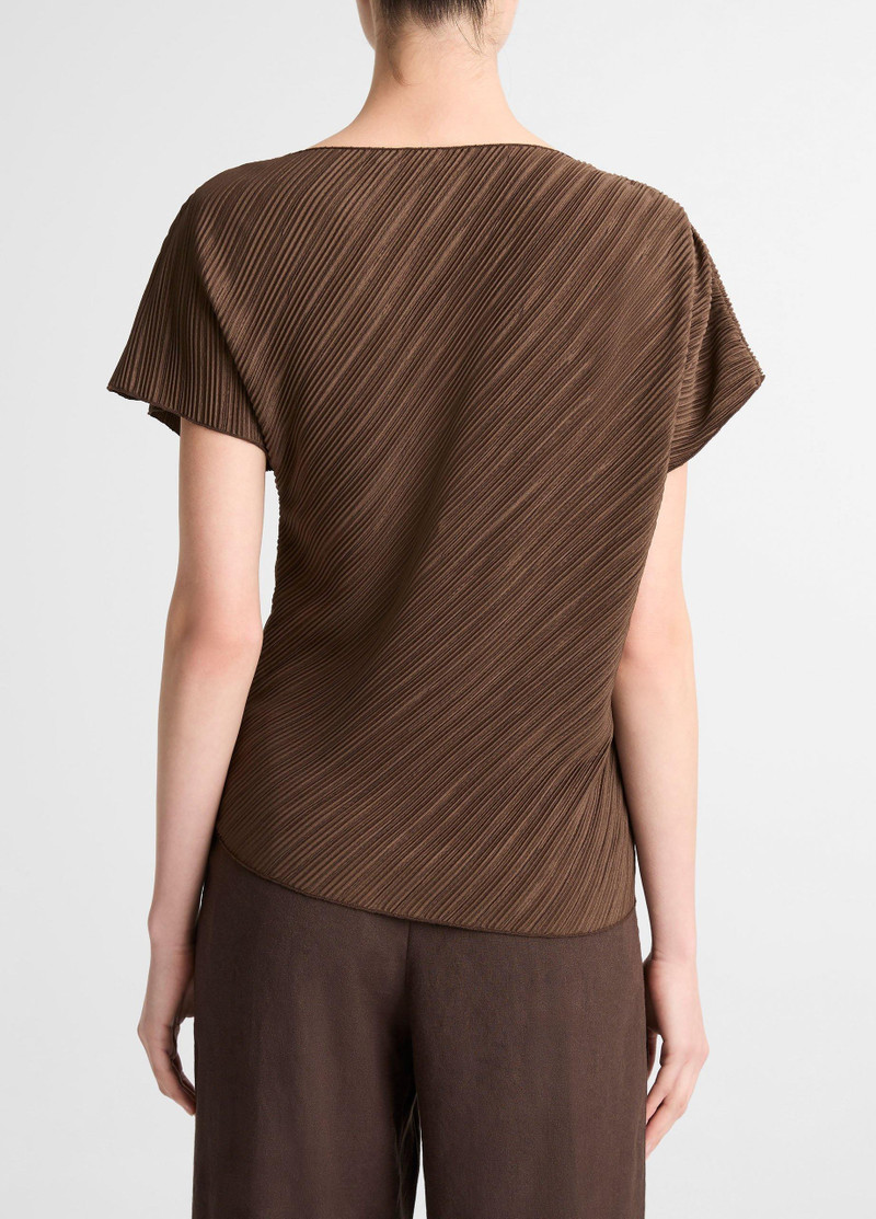 Vince Diagonal Pleated Top outlook
